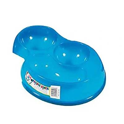 Image of Pet Brands: 3 Section Translucent Feeding Bowl For Cats