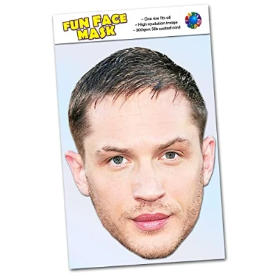 Image of Party People 1 x Tom Hardy Celebrity Face Mask Ready To Wear H