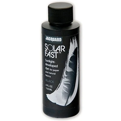 Image of Jacquard Products Solarfast Dye Black for Paper and Fabric 8oz
