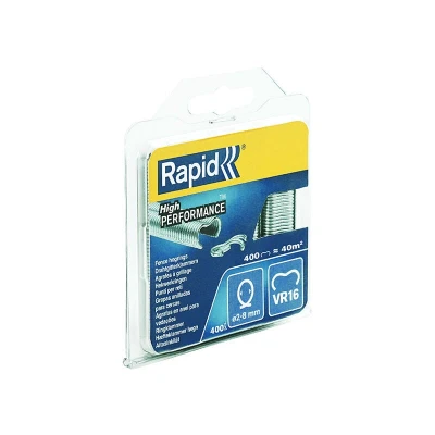 Image of Rapid VR16 Fence Hog Rings Pack 400 Galvanised
