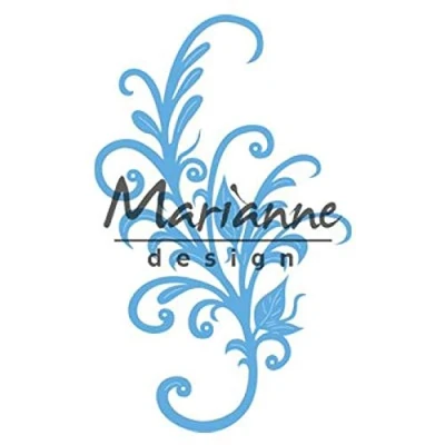 Image of Marianne Design 1 x Creatables Anja&#039;s Floral Ornament Die, Blue, Large