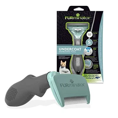 Image of FURminator Undercoat deShedding Tool for Small Short Hair Cats Under 4.5 kg