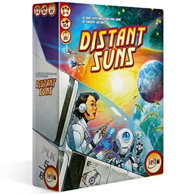 Image of IELLO,Distant Suns,Board Game,Ages 10+,2 4 Players,25 Minutes Playing Time