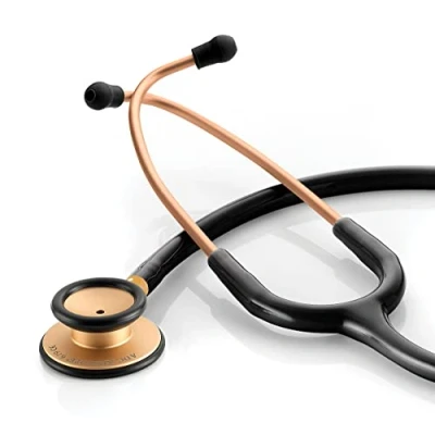 Image of ADC Adscope 619 Ultra lite Clinical Stethoscope Rose Gold/Black