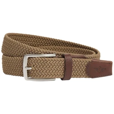 Image of Dockers Braided Cotton Belt Harvest Gold 80