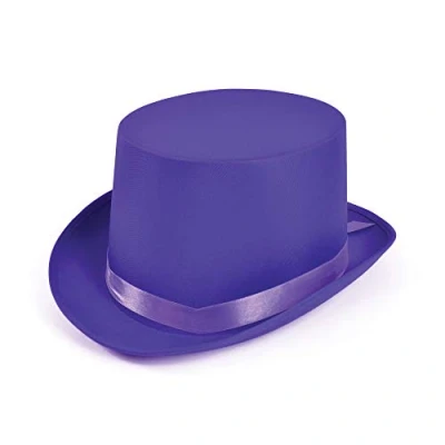 Image of Bristol Novelty BH500 Topper Hat Purple Top, Unisex Adult, One Size