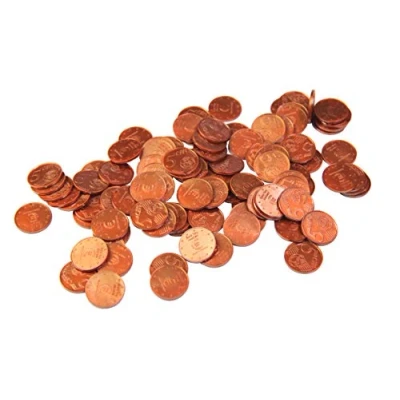Image of WISSNER active learning 100 Coins 5 Cent, In a Poly Bag