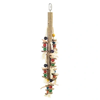 Image of Natural Stacker Wooden Parrot Toy Large