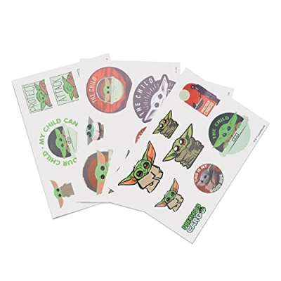 Image of Grupo Erik Star Wars The Mandalorian Gadget Decals Grogu/The Child/Baby Yoda Waterproof &amp; Removable Stickers Laptop Cute for Children Adults