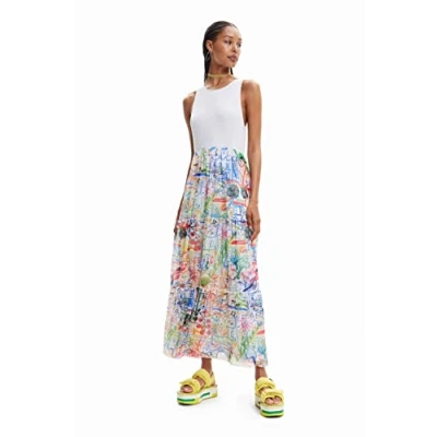 Image of Desigual Women&#039;s Vest_Quatro 1000 Dress, White, M