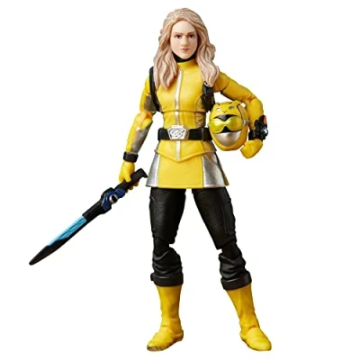 Image of Power Rangers Lightning Collection Beast Morphers Yellow Ranger 6 Scale Action Figure, Multicolor