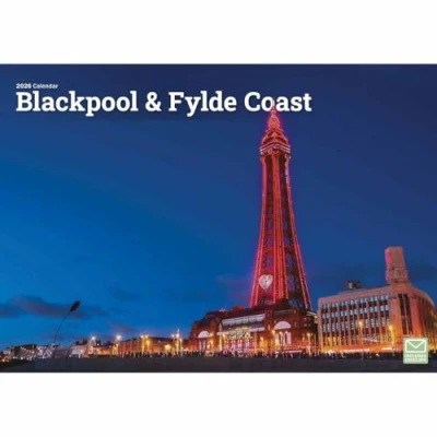 Image of Carousel Worldwide, Blackpool &amp; Fylde 2026 A4 Wall Calendar