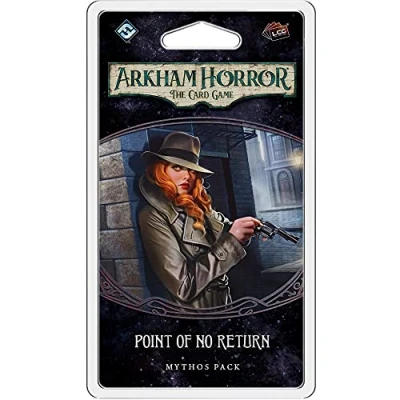 Image of Fantasy Flight Games Arkham Horror The Card Game: Mythos Pack 5.4. Point of No Return Game Ages 14+ 1 to 4 Players 60 120 Minutes Playing Time