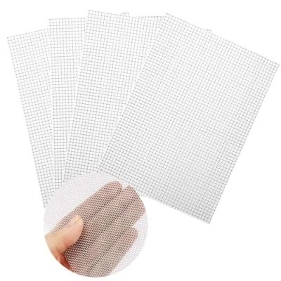 Image of 4Pcs Wire Mesh Sheets Stainless Steel Woven Meshes Screen Filter Panels Rodent Insect Rat Metal Sheet Fine Pest Control 210x300MM