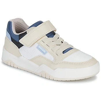 Image of Geox J Perth BOY E Sneaker, Lt Beige/White, 1 UK