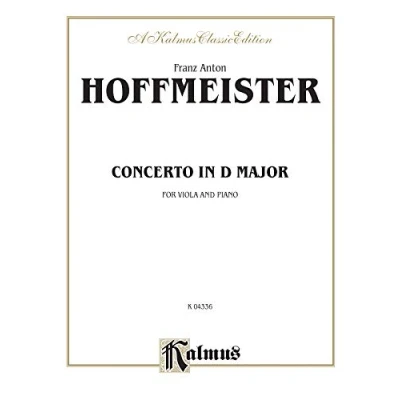 Image of Viola Concerto in D Major: For and Piano: Kalmus Classic Edition (Kalmus Edition)
