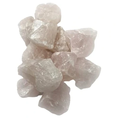 Image of VIE Naturals Raw Rough Cut Crystals Pack, 1kg, Rose Quartz