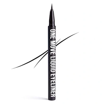 Image of INGLOT One Move Liquid Eyeliner Black Gel Liner Form Waterproof Quick Drying Smudge Proof High Pigmentation Vegan
