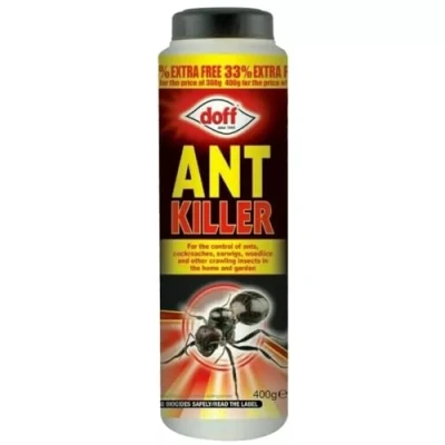Image of Doff Ant Killer Powder Insect Indoor &amp; Outdoor 400g Pet Friendly For The Control of Ants, Cockroaches, Earwigs, Woodlice Other Crawling Insects In Home Garden (2)