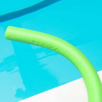Image of FORZA Swimming Pool Noodles High Density EVA Foam Durable Buoyant Swim Aid for Adults &amp; Kids 5 Vibrant Colours (Green, Pack of 1)