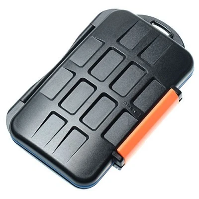 Image of JJC MC 4 Robust and Waterproof Case for Memory Card (4x CF / 8x microSD xD)