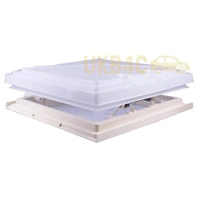 Image of UKB4C 400 x 400mm Roof Sky Light Caravan Motorhome Flynet Ivory Rooflight