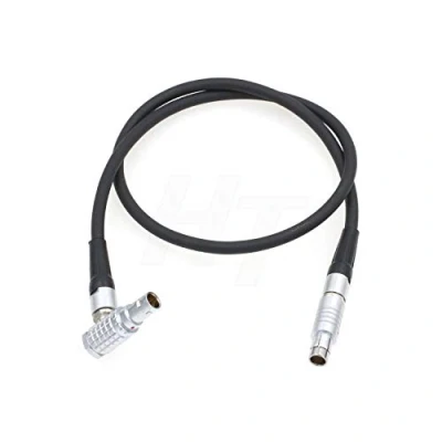 Image of HangTon RS 3 Pin to Right Angle 2 Power Cable for Teradek Bond Bolt, ARRI WVT 1, Tilta Rig, CineTape, SmallHD 703 (R2P F3)