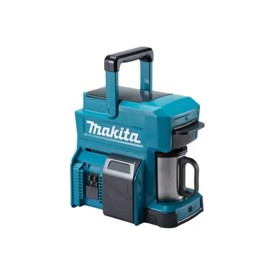 Image of Makita DCM501Z Li Ion Cordless Coffee Maker, Batteries and Charger Not Included, Blue, 10.8 V to 18