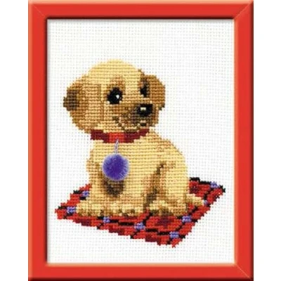 Image of RIOLIS Cross Stitch Kit HB 067 Happy Bee Puppy