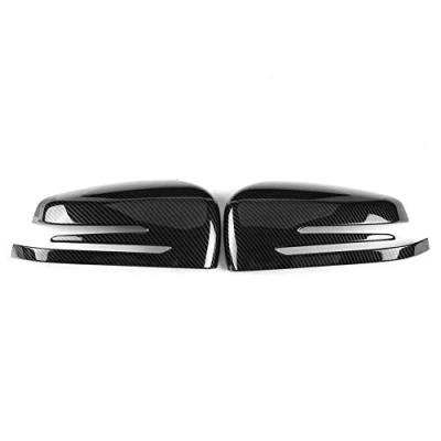 Image of W212 W204 Carbon Mirror Caps, Fydun Rearview Cover Fiber Style Wing For A B C E S Cla Glk Gla Class W176 W246 W221 C117 X204 X156 Caps 250