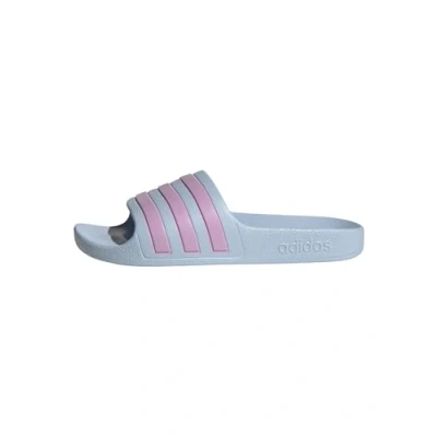 Image of adidas Performance Adilette AQUA Unisex Pool slides glow blue bliss lilac for kids, Size: 10K,