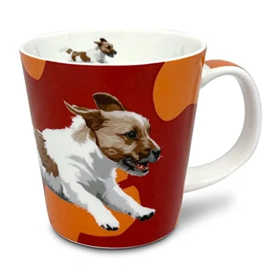 Image of Jack Russell Mug by Leslie Gerry