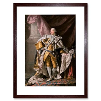 Image of Wee Blue Coo Painting Portrait Ramsay King George Iii England Hanover Framed Wall Art Print