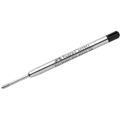 Image of Faber Castell 148747 Ballpoint Pen Refill Black XB (Box 10)