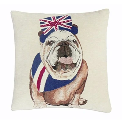 Image of EHC Royal Bull Dog Decorative Sofa Bed Cushion Cover Pillow Case