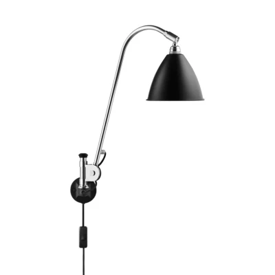 Image of GUBI Bestlite BL6 wall light chrome/black
