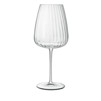 Image of Luigi Bormioli Optica Red Wine Glasses 4 Set x 700ml Large Glasses, Crystal Glassware, Dishwasher Safe
