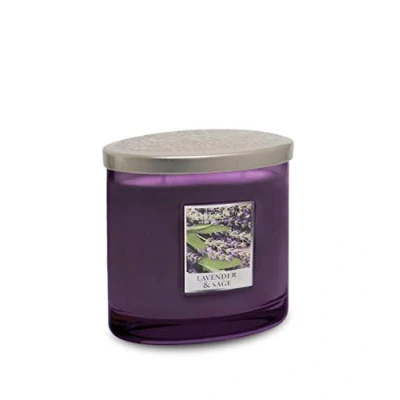 Image of Heart &amp; Home Twin Wick Ellipse Candle (Lavender Sage)
