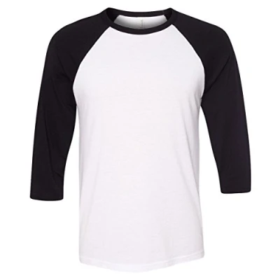 Image of Bella + Canvas Adult 3/4 Sleeve Blended Baseball Tee