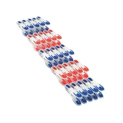Image of Leifheit Clothes Pegs, Deluxe Soft Grip Gentle on clothes, Pack of 25