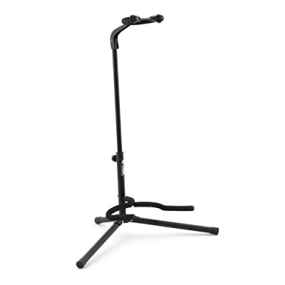 Image of Universal Folding Guitar Stand for Acoustic , Classical Electric Bass Guitars Black TIGER GST14 BK