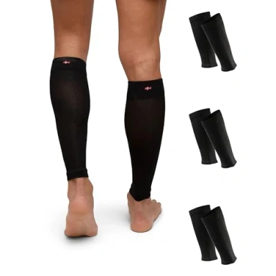 Image of DANISH ENDURANCE Graduated Calf Compression Sleeves 21 26 mmHG for Men &amp; Women, 1 or 3 Pack