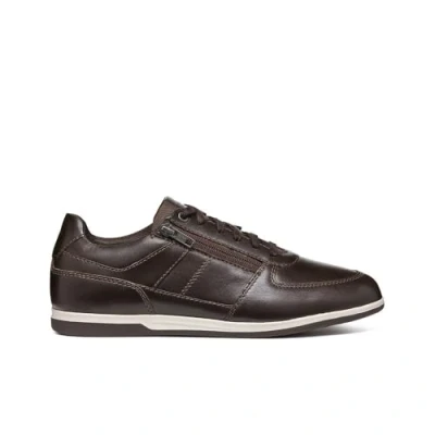 Image of Geox Men&#039;s U Renan B Sneaker, Coffee, 8 UK
