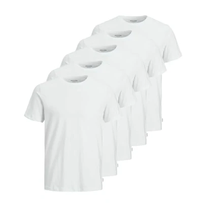 Image of JACK &amp; JONES Men’s T Shirt, Plain, Crew Neck, L