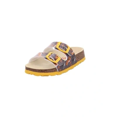 Image of Superfit Footbed Mule Slipper, Grey/Orange 2060, 6 UK Child