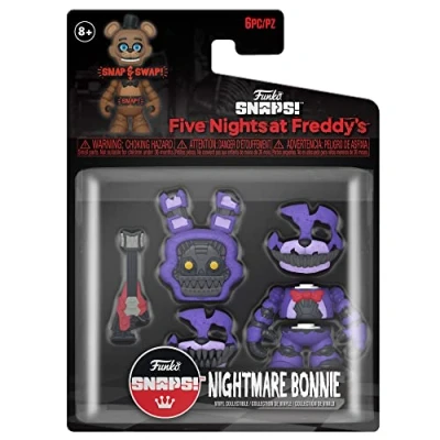 Image of Funko Five Nights At Freddy&#039;s (FNAF) Snap: Nightmare Bonnie the Rabbit Collectable Vinyl Figure Gift Idea Official Merchandise Toys for Boys, Girls, Kids &amp; Adults