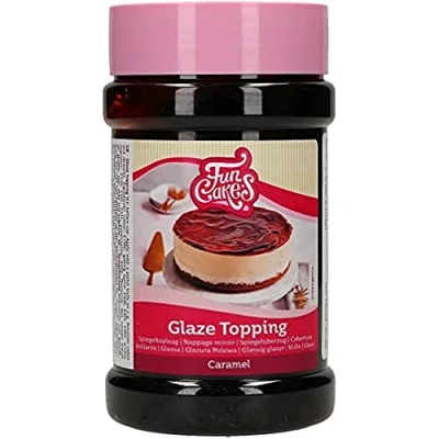 Image of FunCakes Glaze Topping Caramel: Cake Topping, Great Taste, Perfect for Decorating, Dessert Topping. 375g.