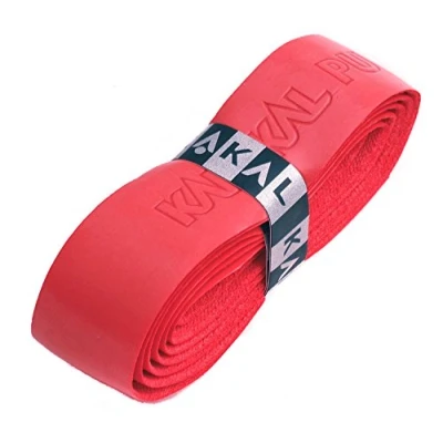 Image of Karakal PU Super Grip Self Adhesive Tape for Badminton, Squash, Tennis, Hockey Stick or Ice Pack of 5 24 Assorted Colours, SPVINP26564, red, 6 Grips