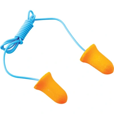 Image of Honeywell 3301130 Howard Leight Single Use Corded Earplugs Max, SNR 37 (Pack of 100 Pairs)