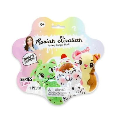 Image of Moriah Elizabeth Mystery Hanger Plush, Series 2, Collectible Mini 1 of 6 Possible Characters, Official Merch